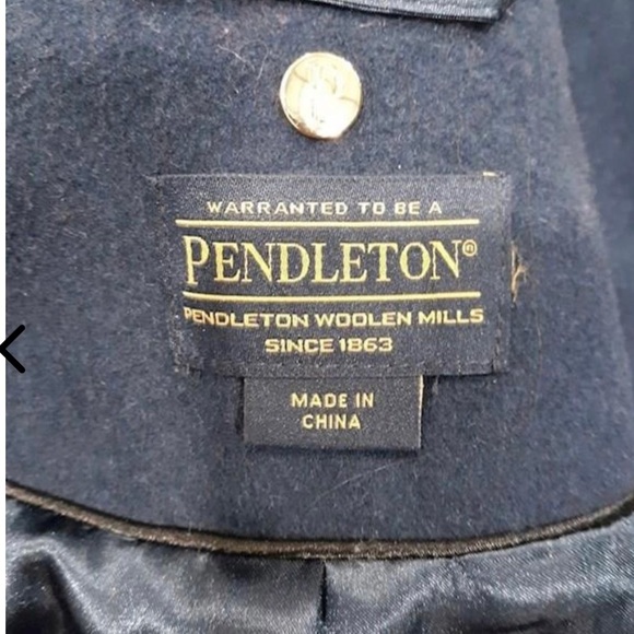 Pendleton Wool Coat Jacket - Picture 4 of 5